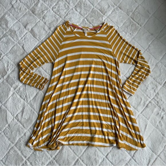 Matilda Jane | Walking on Sunshine Striped Oversized Tunic | Size Small - Picture 2 of 9